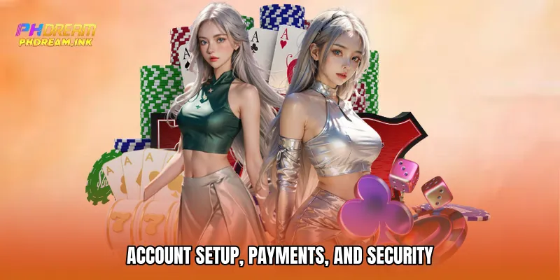 Account Setup, Payments, and Security